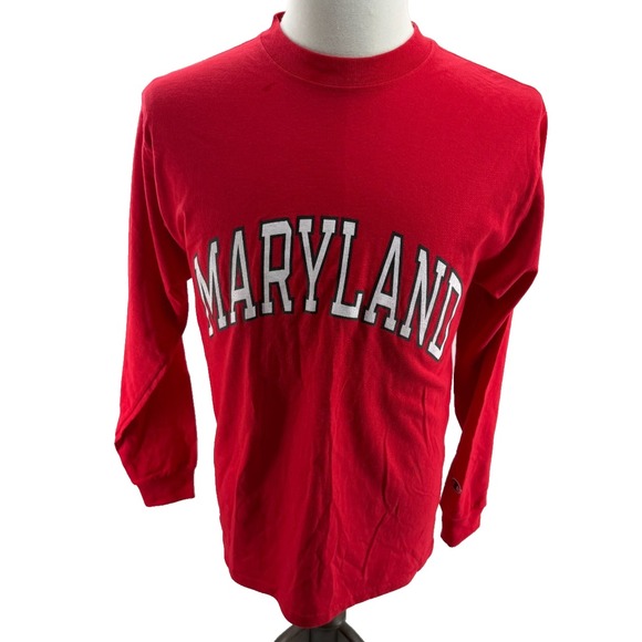 Champion Other - Champion Maryland Terrapins Red Crewneck Sweatshirt Mens‎ Medium
